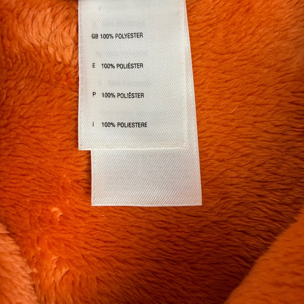 North Face Osito Fleece Pullover Womens‎ Small Orange Gorpcore Teddy Sherpa Cozy - Picture 6 of 6